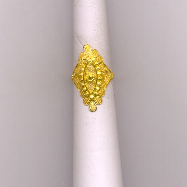 GOLD RING LADIES PLAIN FANCY