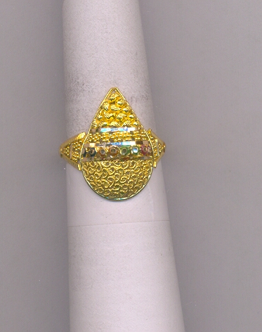 GOLD RING LADIES PLAIN FANCY