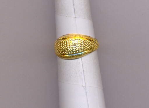 GOLD RING LADIES PLAIN FANCY