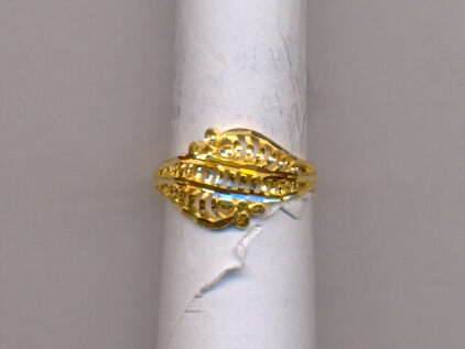 GOLD RING LADIES PLAIN FANCY