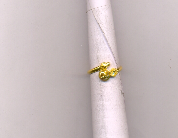 GOLD RING LADIES PLAIN FANCY