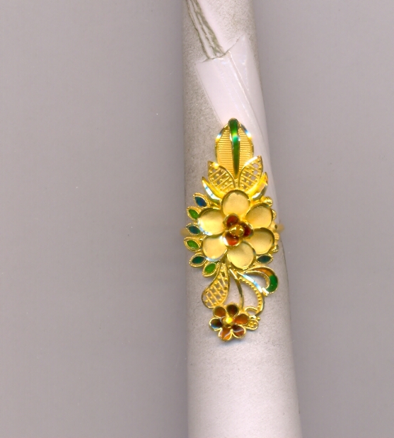 GOLD RING LADIES PLAIN FANCY