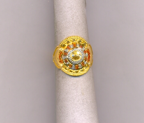 GOLD RING LADIES PLAIN FANCY