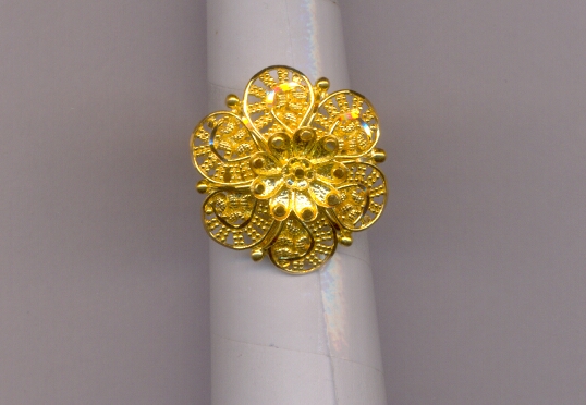 GOLD RING LADIES PLAIN FANCY