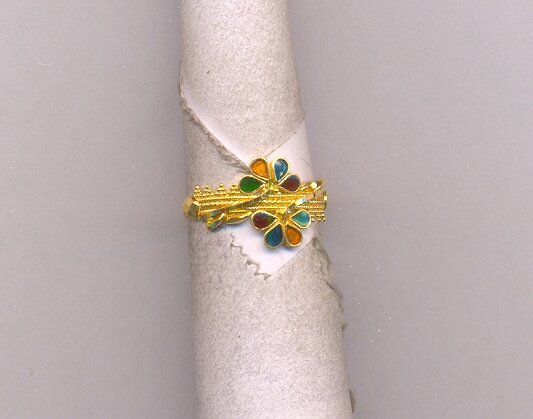 GOLD RING LADIES PLAIN FANCY