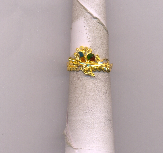 GOLD RING LADIES PLAIN FANCY