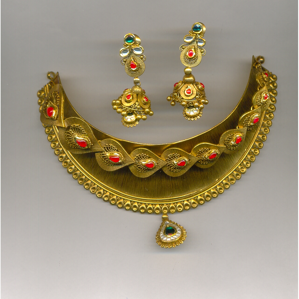 GOLD HALF SET ROUND ANTIQUE EXCLUSIVE