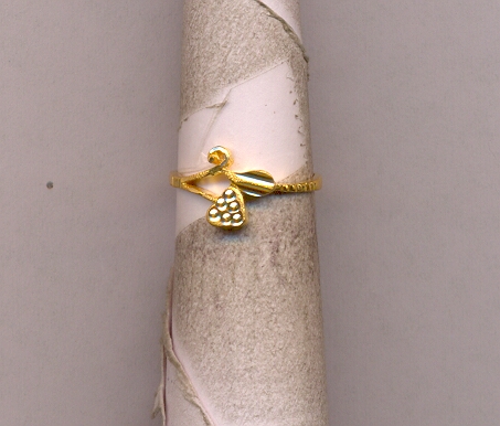 GOLD RING LADIES PLAIN FANCY