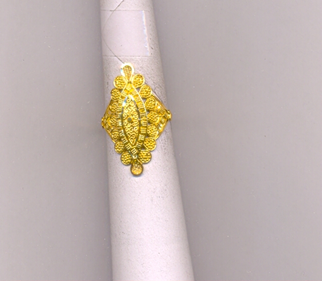 GOLD RING LADIES PLAIN FANCY