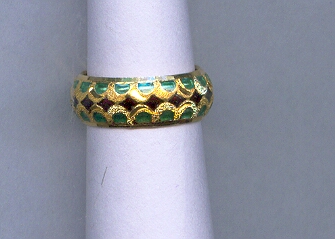 GOLD RING LADIES PLAIN FANCY