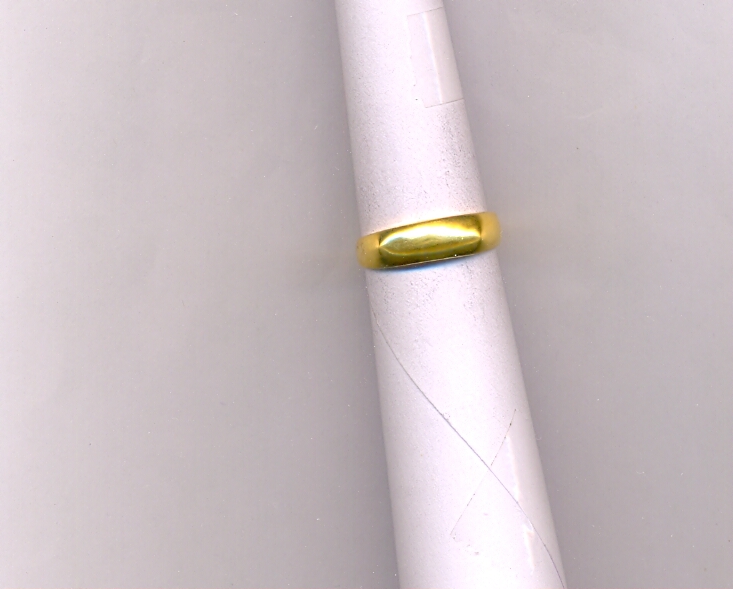 GOLD RING LADIES PLAIN FANCY