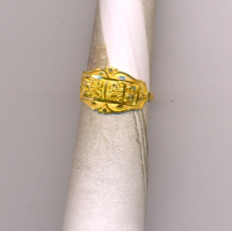 GOLD RING LADIES PLAIN FANCY