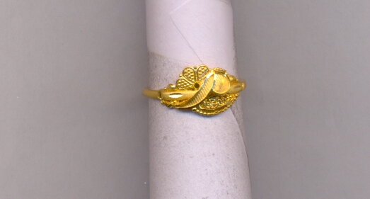 GOLD RING LADIES PLAIN FANCY