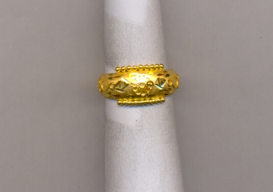 GOLD RING LADIES PLAIN FANCY