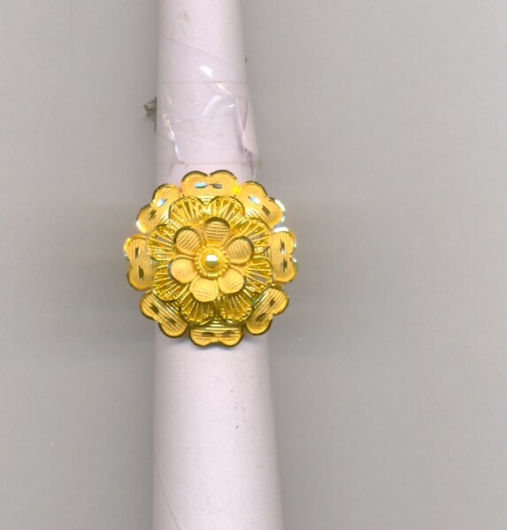 GOLD RING LADIES PLAIN FANCY