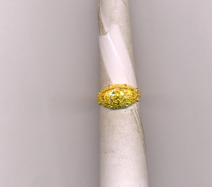 GOLD RING LADIES PLAIN FANCY