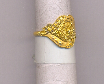 GOLD RING LADIES PLAIN FANCY