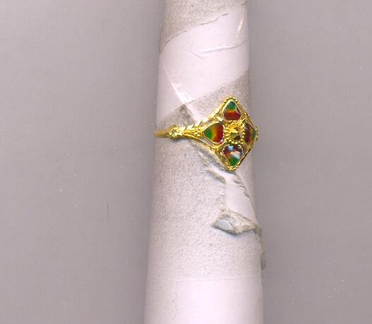 GOLD RING LADIES PLAIN FANCY