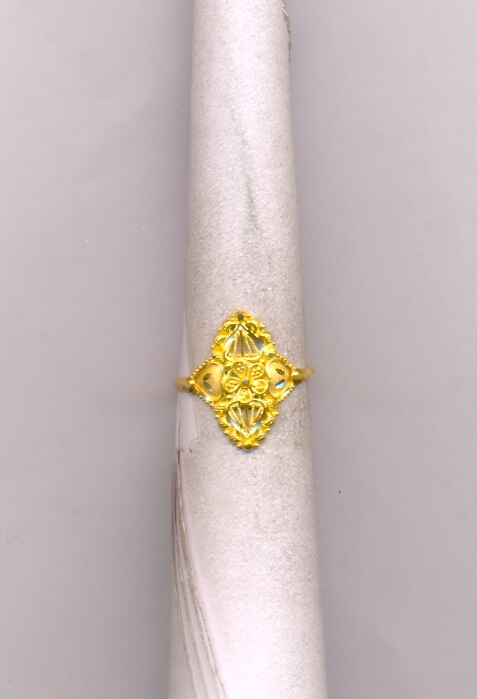 GOLD RING LADIES PLAIN FANCY