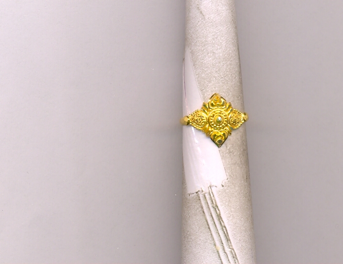GOLD RING LADIES PLAIN FANCY