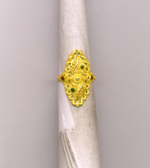 GOLD RING LADIES PLAIN FANCY
