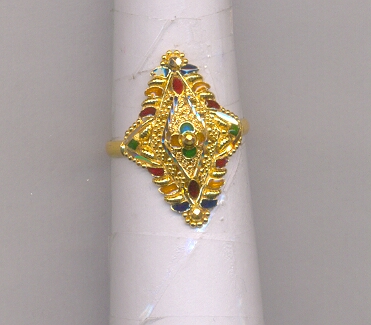 GOLD RING LADIES PLAIN FANCY