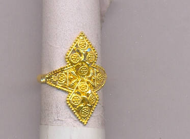 GOLD RING LADIES PLAIN FANCY