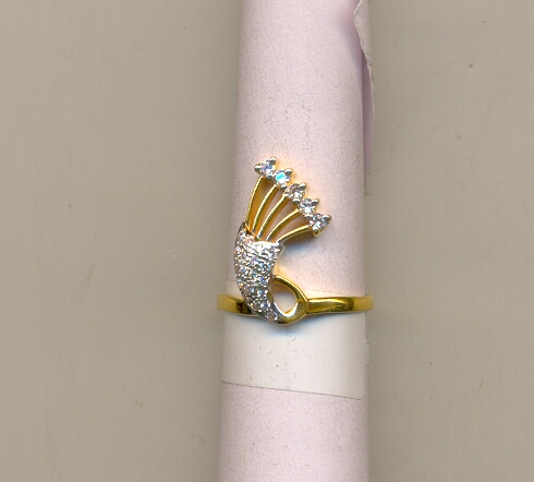 GOLD RING LADIES PLAIN FANCY
