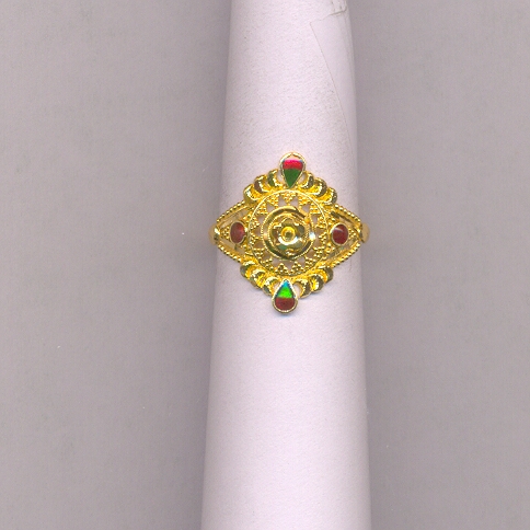 GOLD RING LADIES PLAIN FANCY