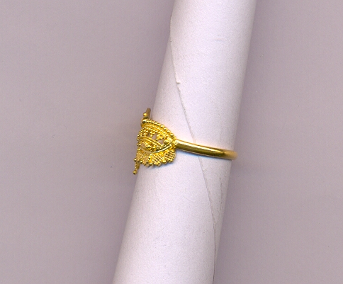 GOLD RING LADIES PLAIN FANCY
