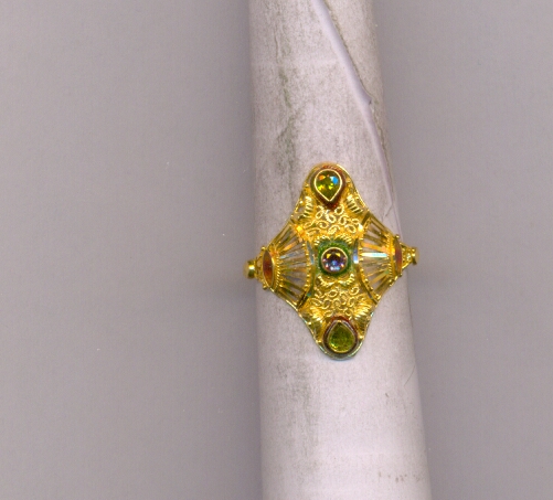 GOLD RING LADIES PLAIN FANCY