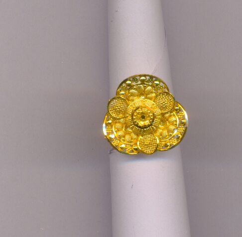GOLD RING LADIES PLAIN FANCY