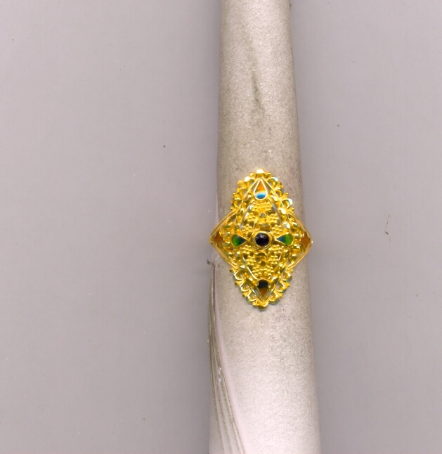 GOLD RING LADIES PLAIN FANCY