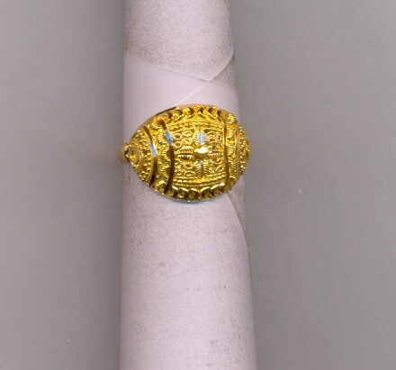 GOLD RING LADIES PLAIN FANCY