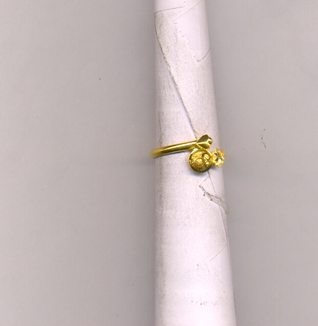 GOLD RING LADIES PLAIN FANCY