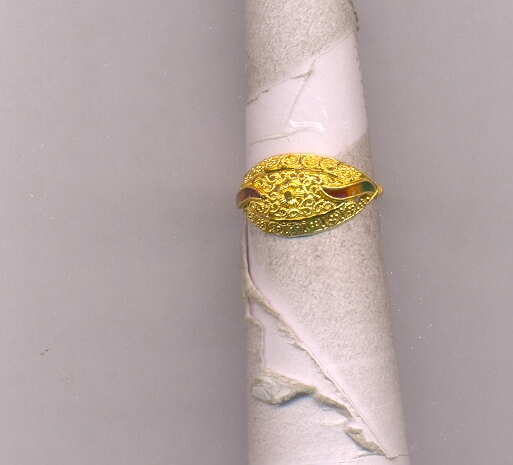 GOLD RING LADIES PLAIN FANCY