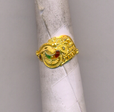 GOLD RING LADIES PLAIN FANCY