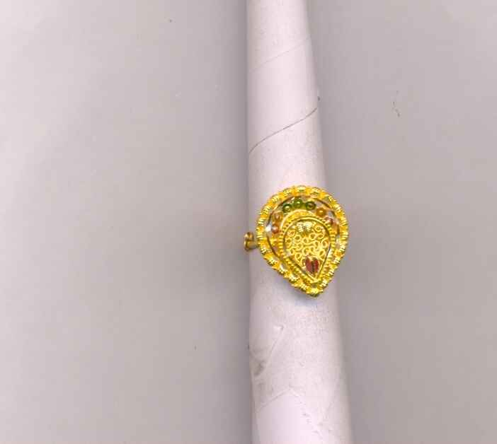 GOLD RING LADIES PLAIN FANCY