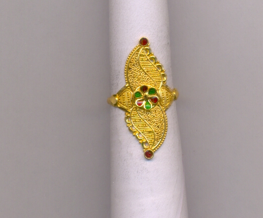 GOLD RING LADIES PLAIN FANCY