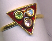 GOLD RING LADIES PLAIN FANCY