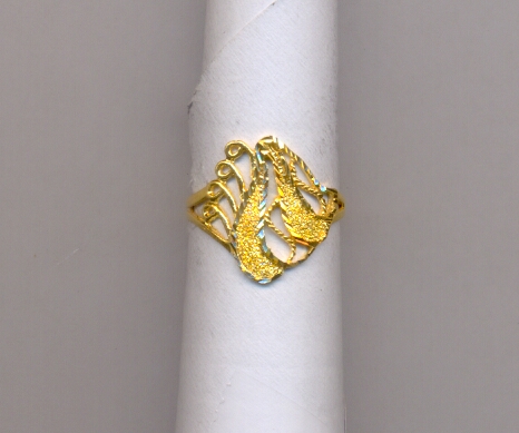 GOLD RING LADIES PLAIN FANCY