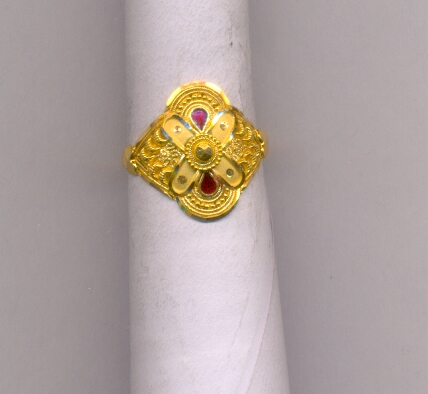 GOLD RING LADIES PLAIN FANCY
