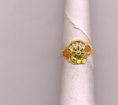 GOLD RING LADIES PLAIN FANCY