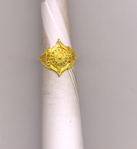 GOLD RING LADIES PLAIN FANCY