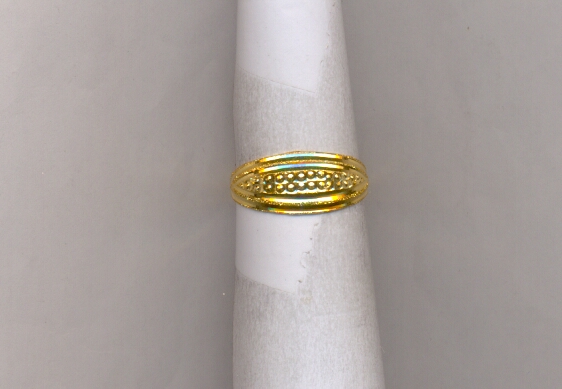 GOLD RING LADIES PLAIN FANCY