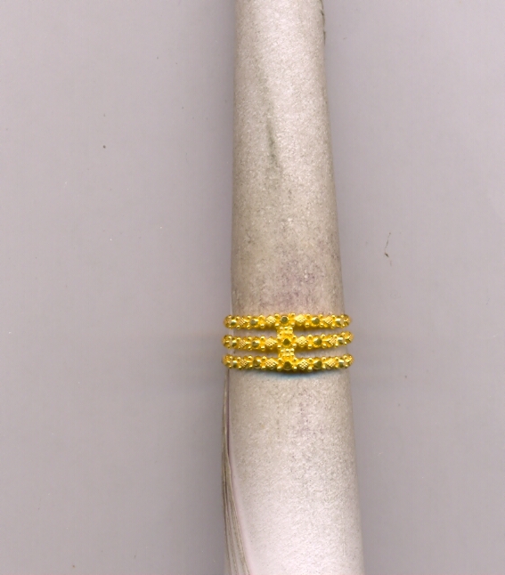 GOLD RING LADIES PLAIN FANCY