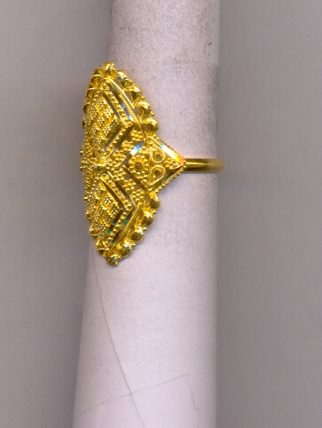 GOLD RING LADIES PLAIN FANCY