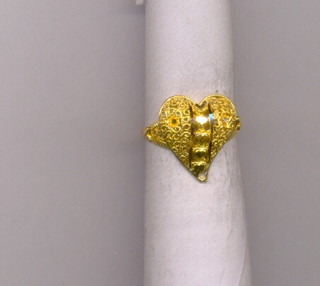 GOLD RING LADIES PLAIN FANCY