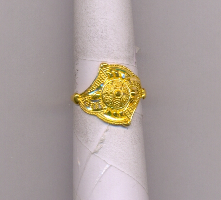 GOLD RING LADIES PLAIN FANCY