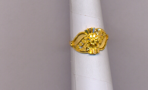 GOLD RING LADIES PLAIN FANCY